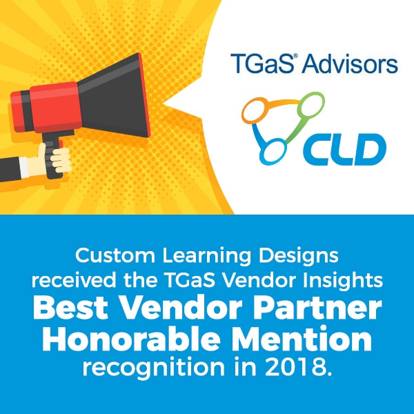 TGas Vendor Insights Best Vendor Partner Honorable Mention 2018